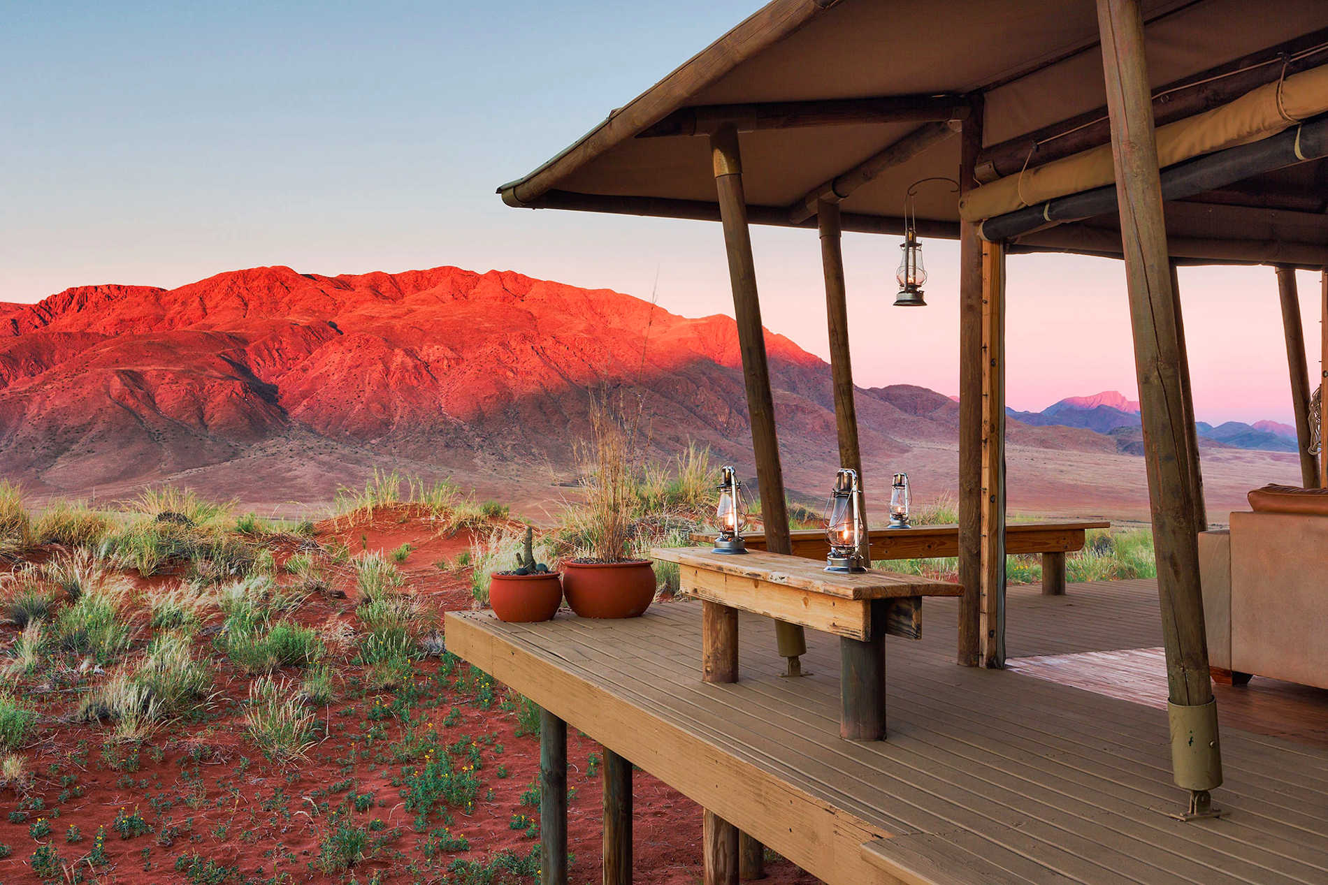 WOLWEDANS COLLECTION Dune Camp Private Balcony View